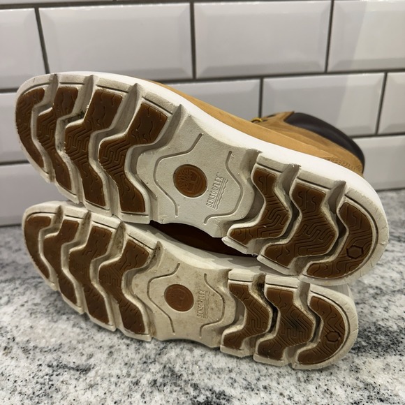 Timberland Sensorflex‎ Women's 7 Boots Wheat ReBOTL Leather Lace-Up Waterproof - Picture 5 of 11